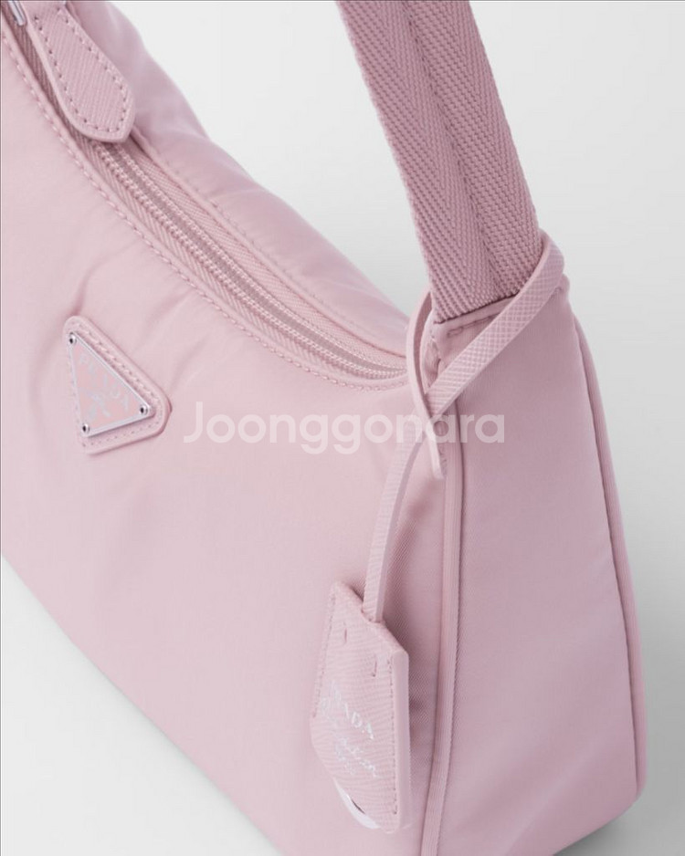 프라다 리나일론 리에디션 호보백 핑크--6