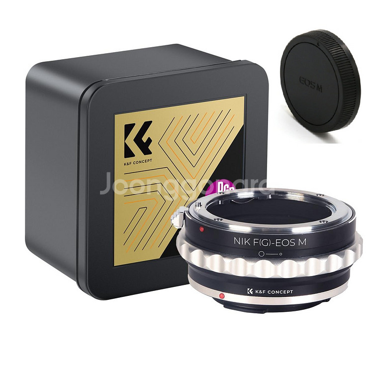 KnF 니콘 G 렌즈-캐논 EOS M 어댑터 뒤캡포함--0