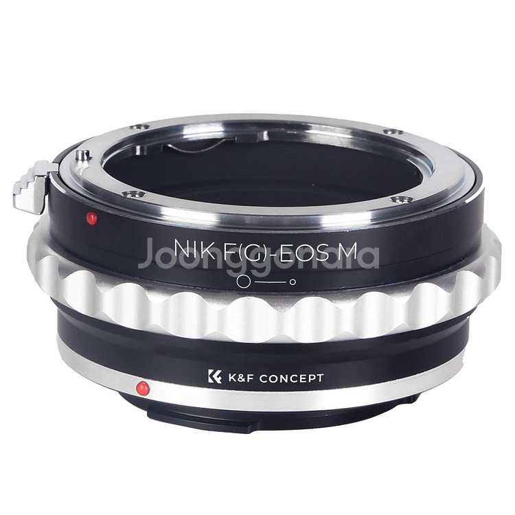 KnF 니콘 G 렌즈-캐논 EOS M 어댑터 뒤캡포함--1