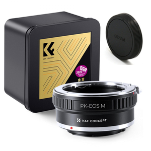 KnF 펜탁스 K 렌즈-캐논 EOS M 어댑터 뒤캡포함