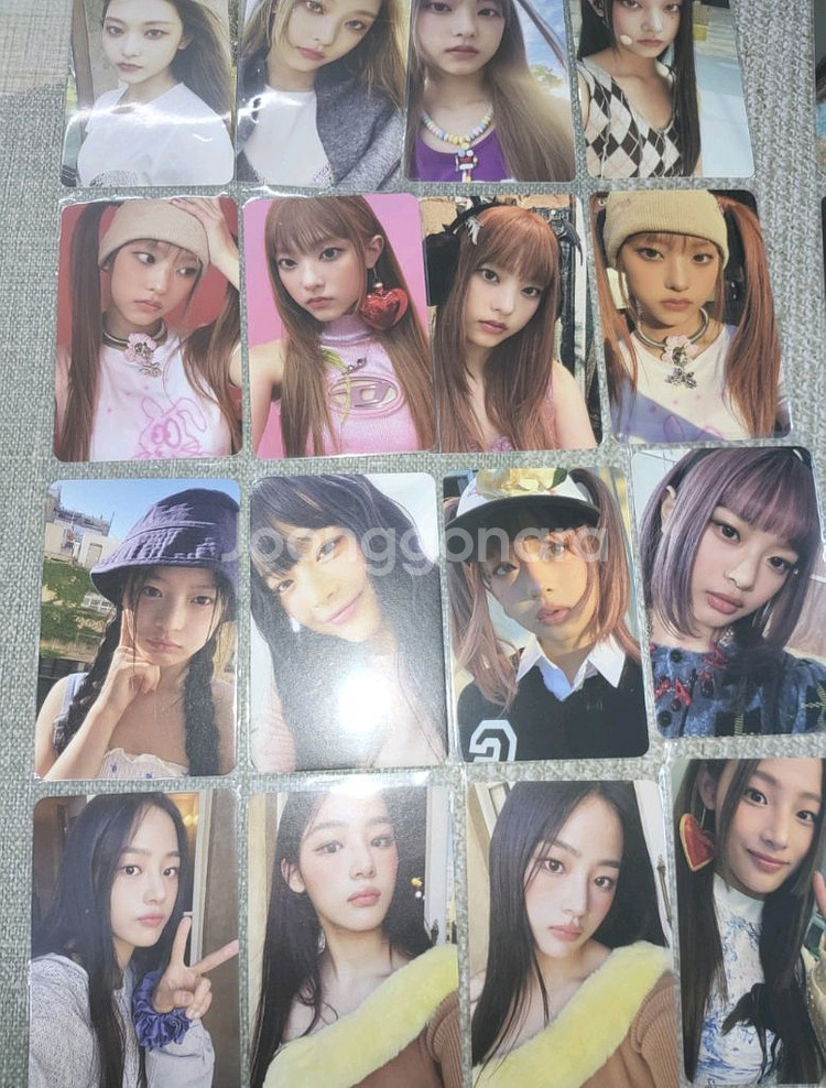 빨리가져강세여!!뉴진스 njz 버니즈 포카(일괄)26장--0