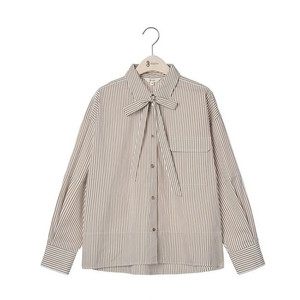 지스튜디오 스트라이프 블라우스(77~88) ㅡ새상품