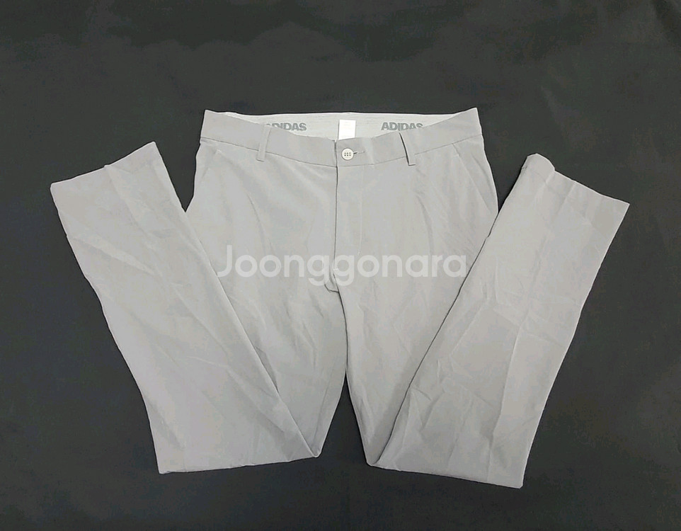 남성 아디다스 회색 여름 가을 골프 바지 88cm 34--2