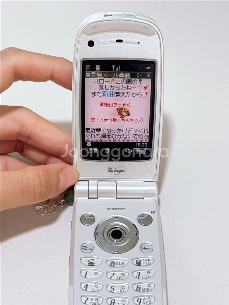 도코모 foma 화이트 목업폰 모형폰 y2k 갸루폰--2