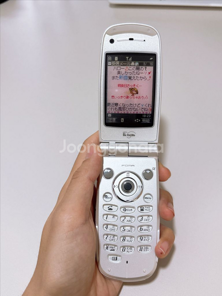 도코모 foma 화이트 목업폰 모형폰 y2k 갸루폰--6