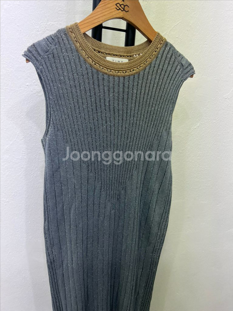 정품) 타임1993 한섬 민소매 원피스 90F--1