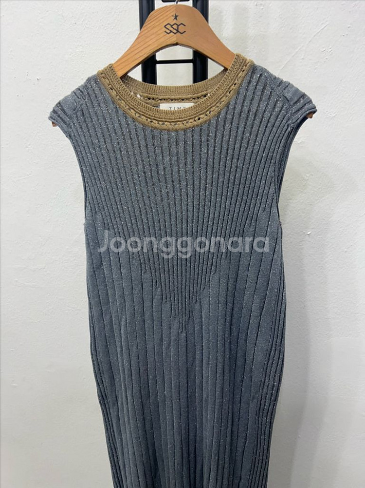 정품) 타임1993 한섬 민소매 원피스 90F--2