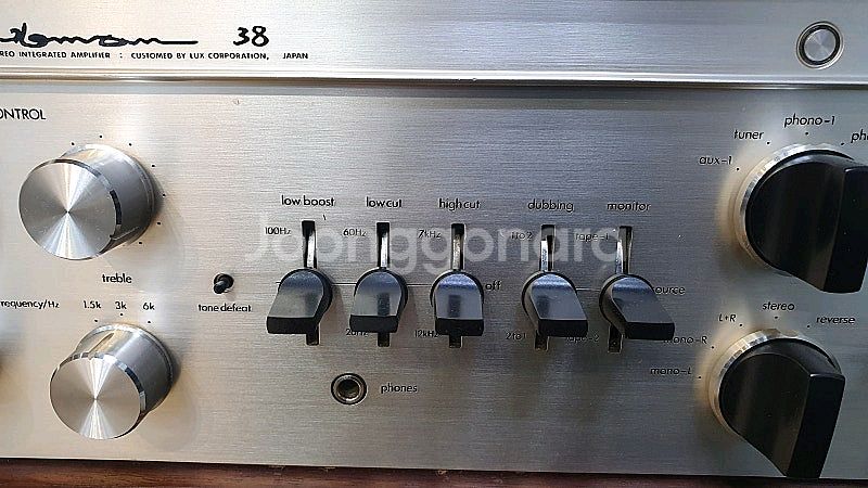 럭스만 LX-38 진공관 인티앰프--2
