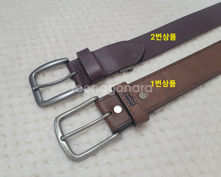 리바이스 직수입 가죽 벨트--1