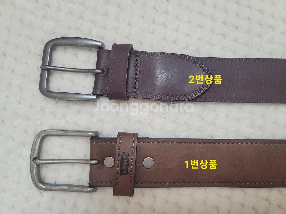 리바이스 직수입 가죽 벨트--2