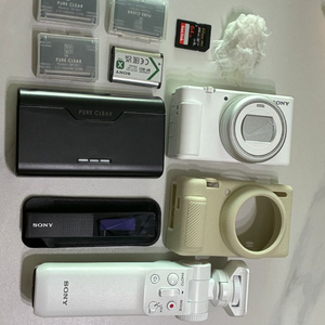 소니 ZV-1M2 화이트 + 슈팅스립 + 소니 녹음기
