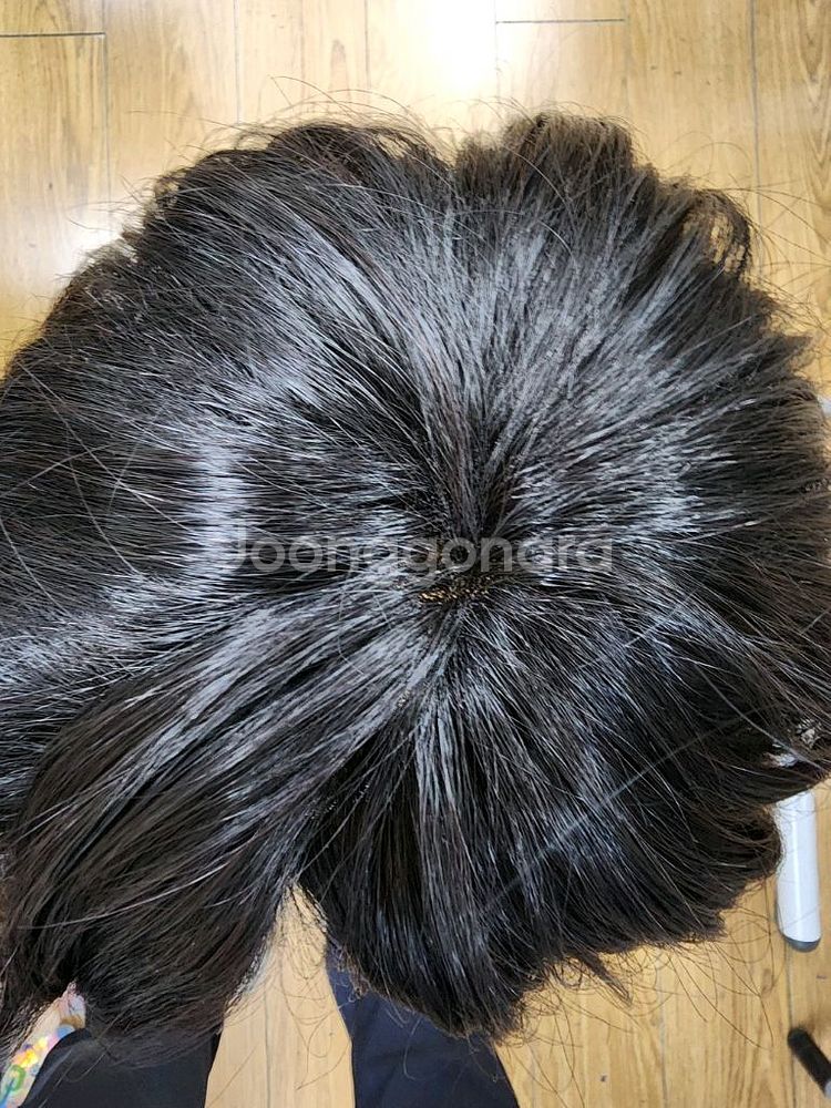 가발나라 레이스스킨 통가발 애즈펌 남자 숏컷 가발 판매--2