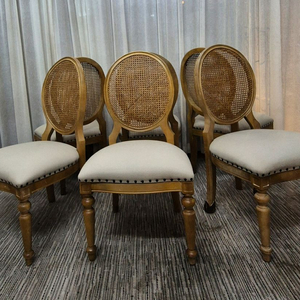 영국 Loom chair Company 라탄 식탁의자M