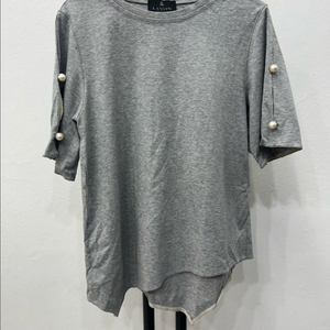 정품) 랑방 한섬 진주장식 반팔티 82