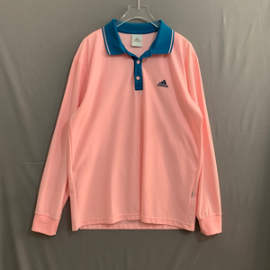 105 XL 아디다스 핑크 폴로 PK 긴팔 카라티
