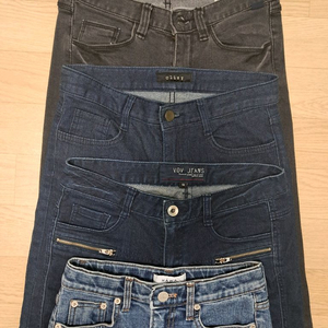 여자 스키니 청바지(S)5장 일괄