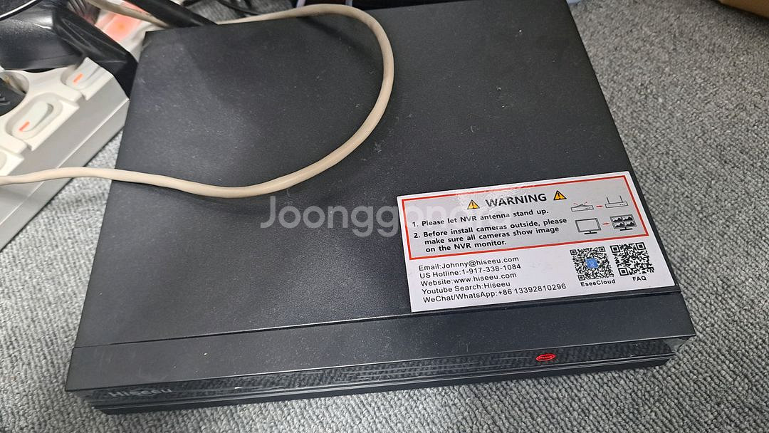 hiseeu CCTV 판매 (2TB HDD 퍼플+모니터--0