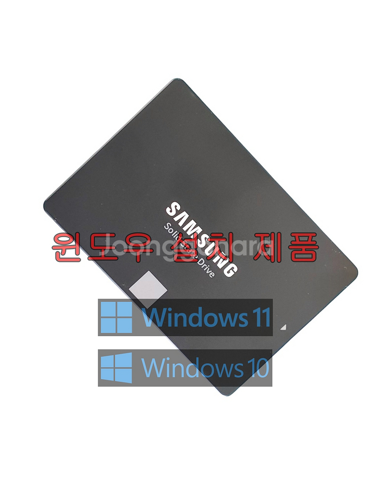 윈도우 설치 삼성 860 EVO SSD 500GB--0