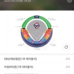 두산기아 3루 테이블 단석 구함 6월5일경기