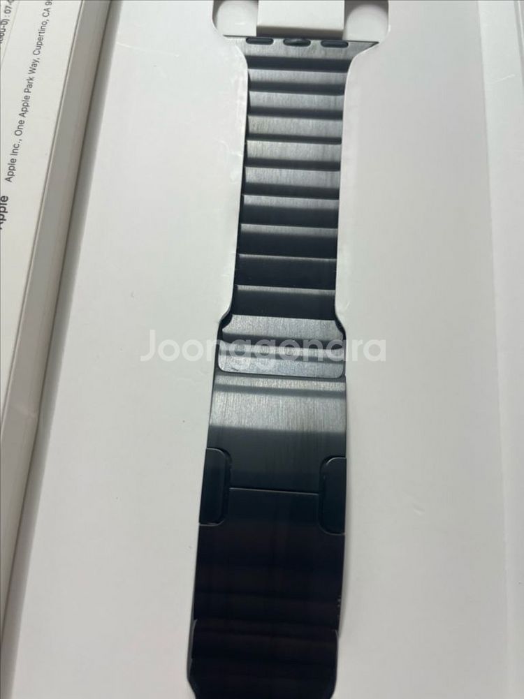 애플워치 링크브레이슬릿 38mm 블랙 S급--2
