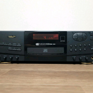 인켈 CD 플레이어,노래방 기능,리모컨 포함
