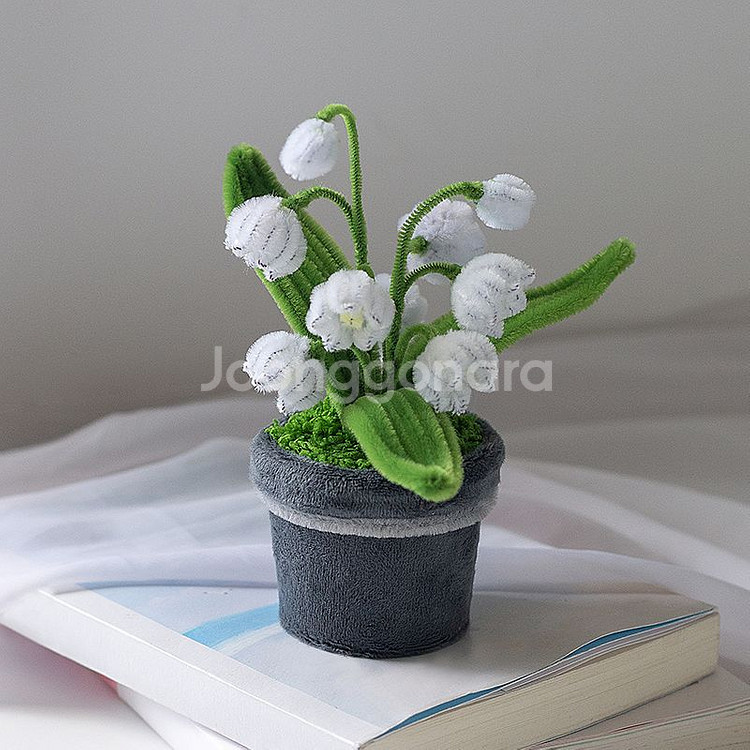 [1. 물망초] 꽃 화분 모루 DIY 16종--0