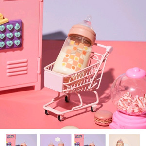 새상품)마더케이젖병 180ml 2개+젖꼭지 2P