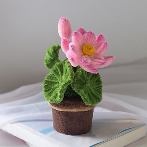 [8. 연꽃] 꽃 화분 모루 DIY 16종