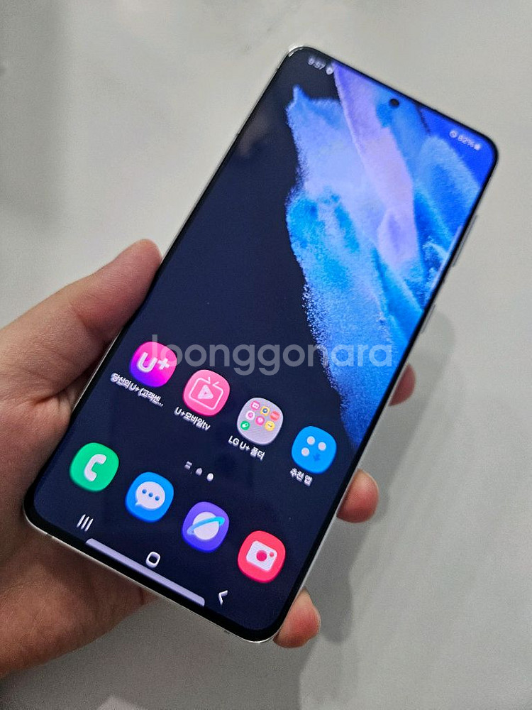 갤럭시 S21플러스 무잔상SS급 256g 창원s21+--6
