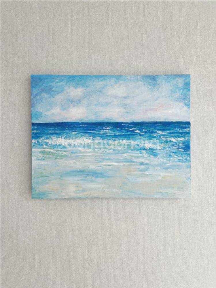 바다 풍경 그림 액자 인테리어--0