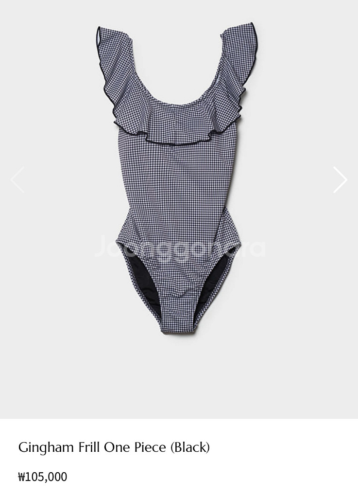 샵마그넷 Gingham Frill One Piece--1