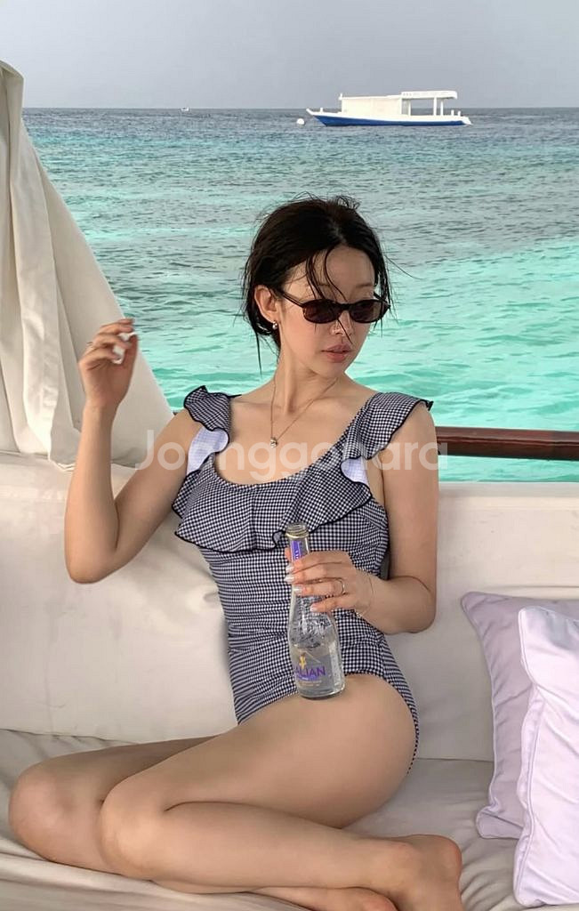 샵마그넷 Gingham Frill One Piece--4