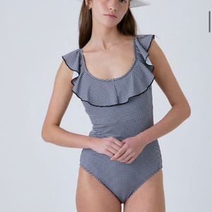 샵마그넷 Gingham Frill One Piece