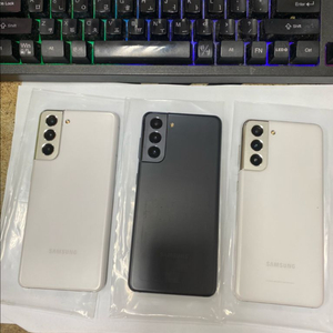 갤럭시S21 블랙 화이트 외관깨끗 256G 무잔상 +멍