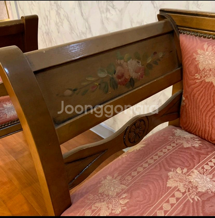 명품) 이태리 장인 원목 수제 의자 (2인 일괄)--5
