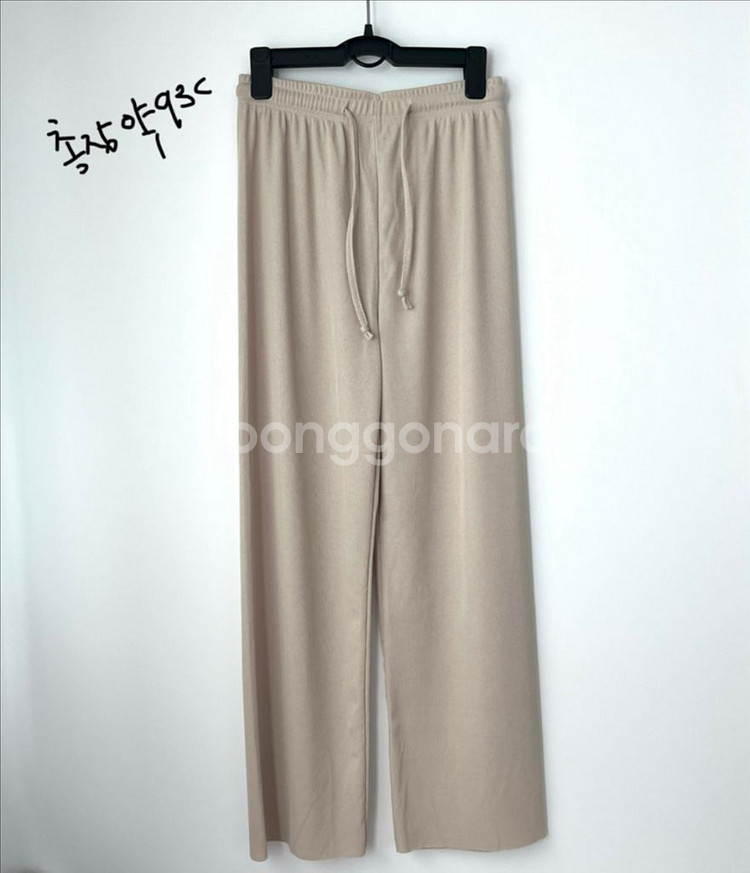 (반값택배무배)새상품/골지 허리 밴딩 팬츠 차르르 바지--0