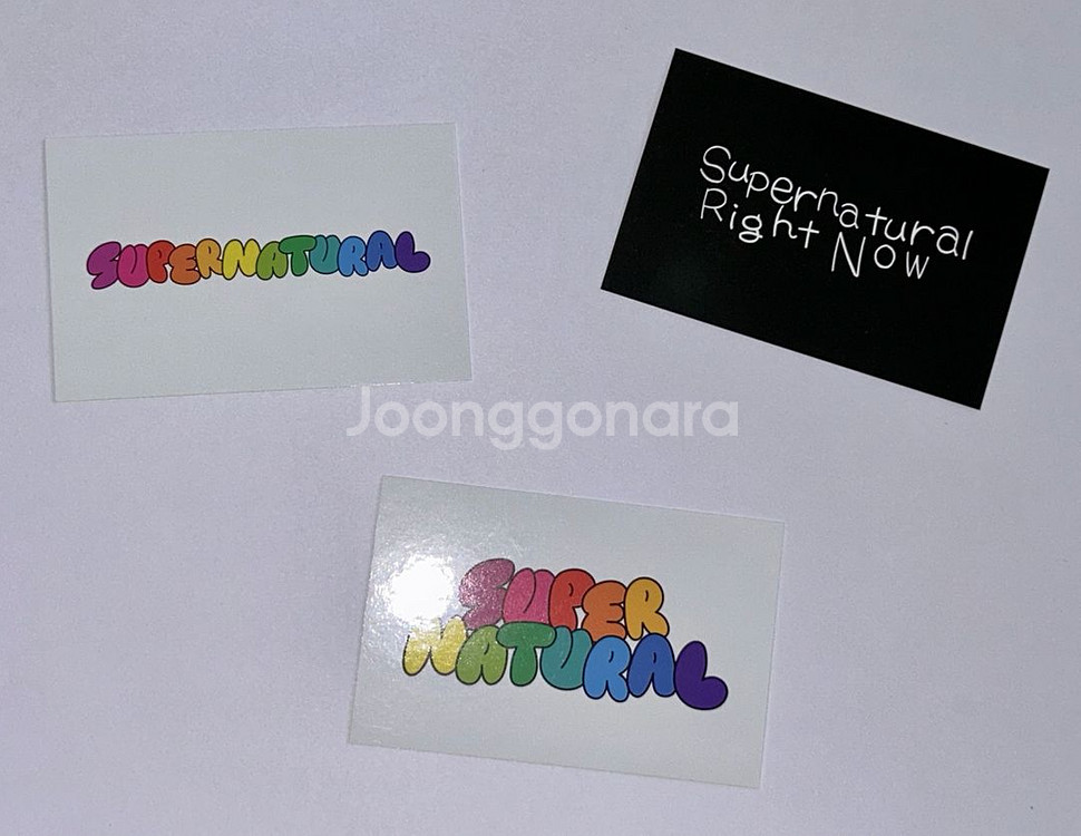 뉴진스 슈퍼내추럴 위버스 포카 셋트가 6천원!--4