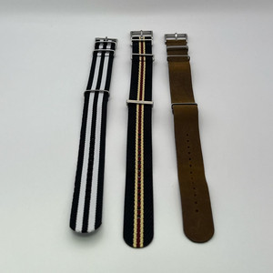 (미사용) 22mm 나토 스트랩 3개 세트
