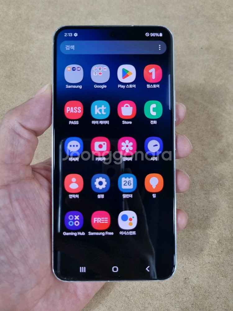 갤럭시S22 화이트 256GB KT공기계 중고폰 최저가--0