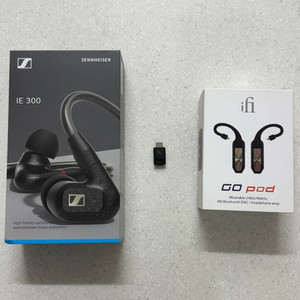 Ifi GO pod + 젠하이저ie300 + 크리에이티