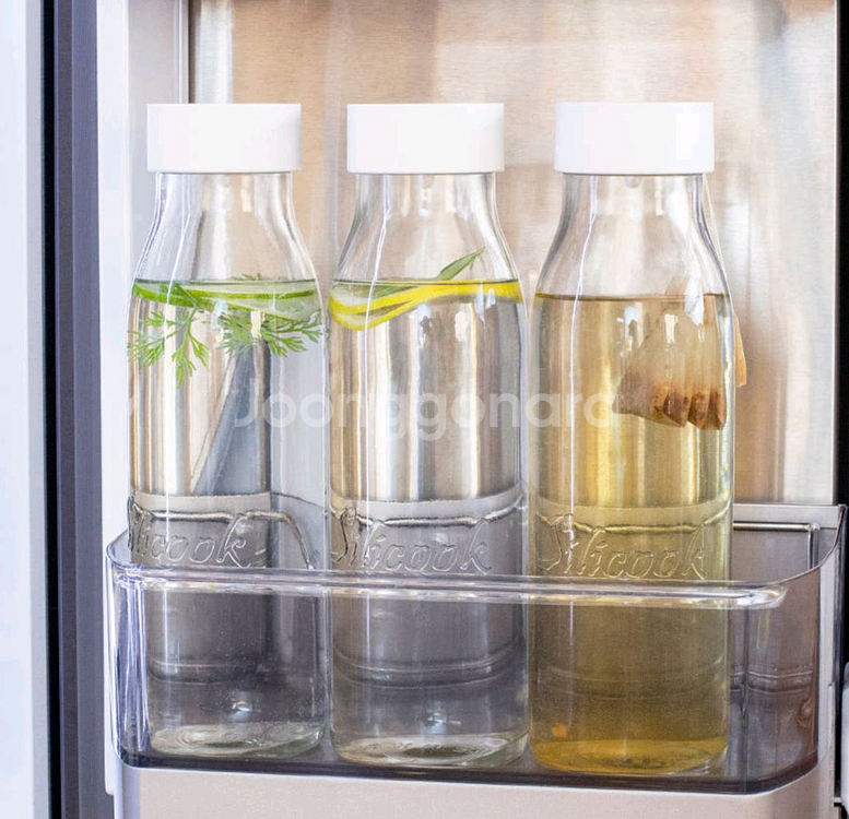 (미개봉)실리쿡 유리물병, 기울이면 물 나와요--4