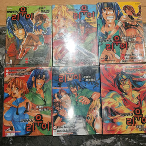 미즈노 료 원작 마법전사 리우이 1~6 완결 만화책