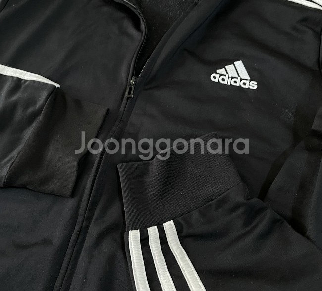아디다스 블랙 검정 트랙탑 져지집업 105/XL--2