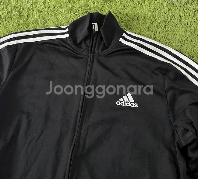 아디다스 블랙 검정 트랙탑 져지집업 105/XL--1