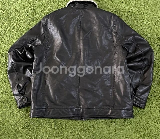 리바이스 레더 쉐르파 자켓 105/XL--3