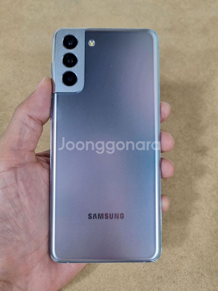 갤럭시S21플러스 실버 256GB 자급제공기계 중고폰--1