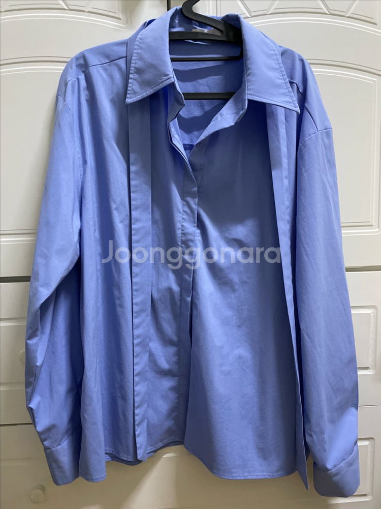 사색 자체제작 링클프리 블루 셔츠 브렌데일--1