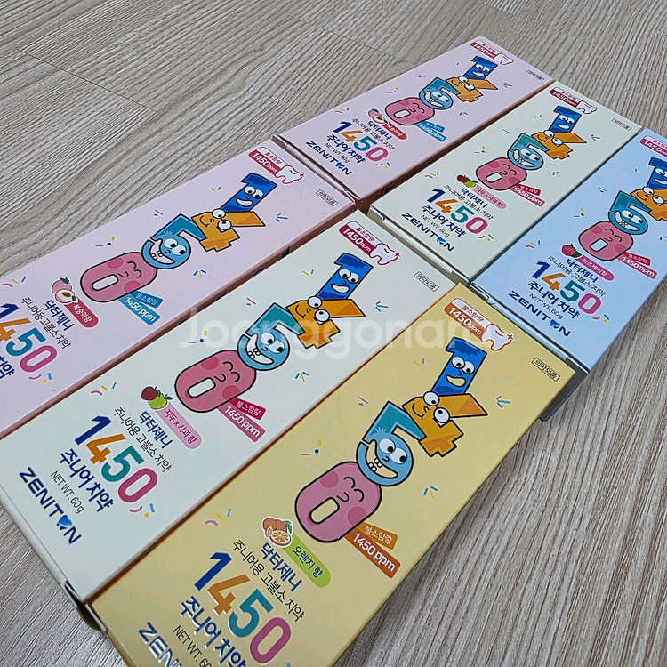 제니튼 닥터제니 1450 고불소 주니어치약, 60g--0