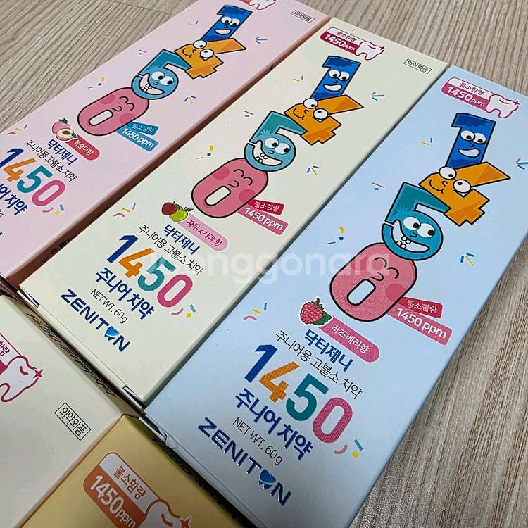 제니튼 닥터제니 1450 고불소 주니어치약, 60g--2