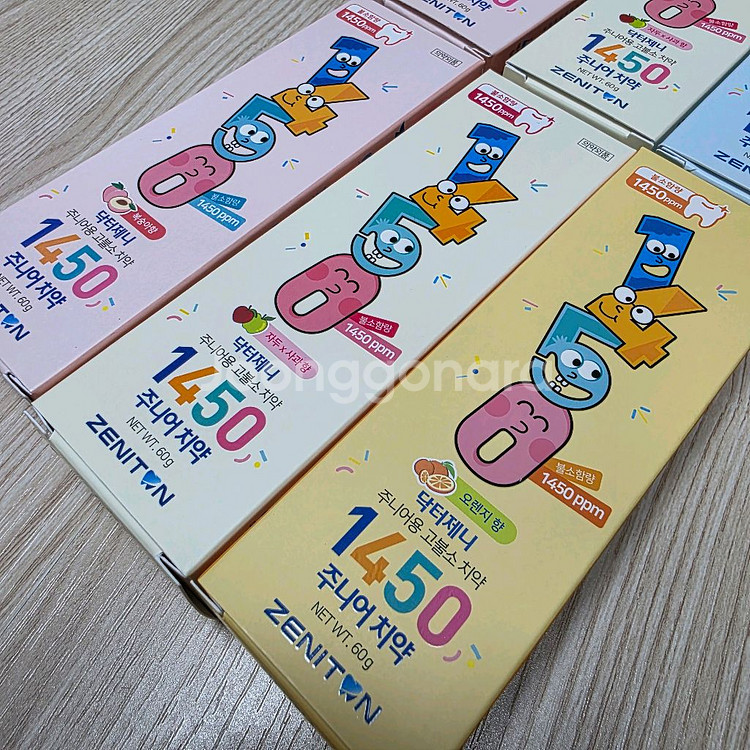 제니튼 닥터제니 1450 고불소 주니어치약, 60g--1